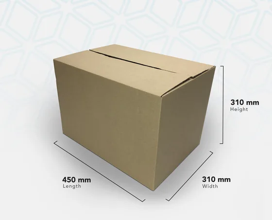 Stock 5 kraft shipping carton